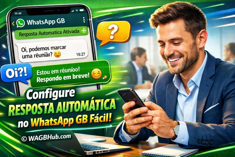 Como Usar o Recurso de Resposta Automática do WhatsApp GB
