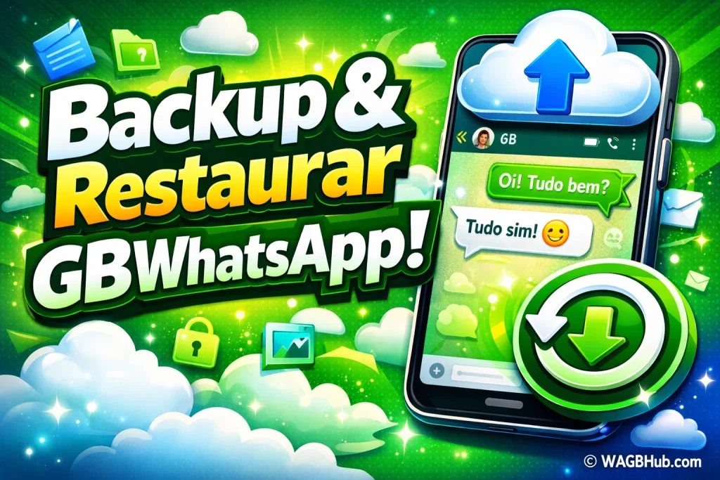 Como fazer backup e restaurar conversas do WhatsApp GB? 1 Como fazer backup e restaurar conversas do WhatsApp GB